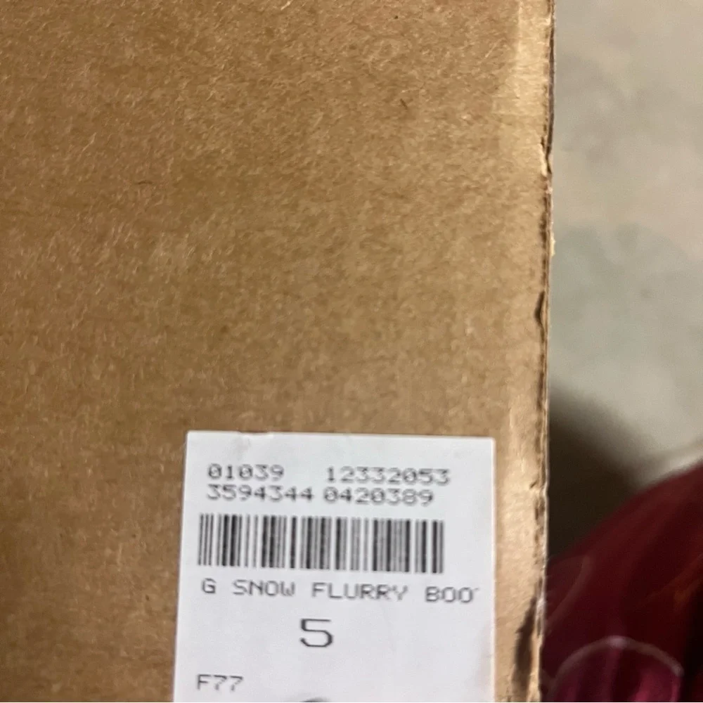 LANDS’ END GIRLS SNOW FLURRY BOOTS YOUTH SZ 5 NEW Purple Thermolite